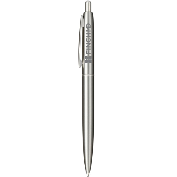 LEEDS Recycled Stainless Steel Ballpoint Pen 1.0mm Tip 13.8cm