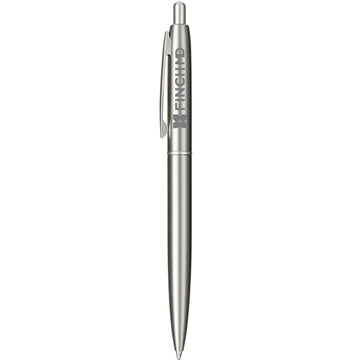 LEEDS Recycled Stainless Steel Ballpoint Pen 1.0mm Tip 13.8cm